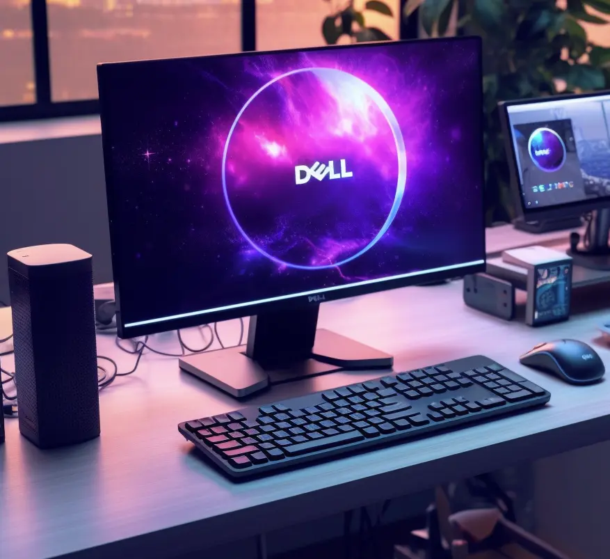 Desktop computer set